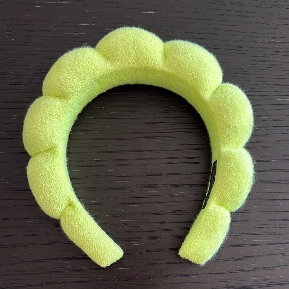 Pixi Target Collab Vibrant Green Scalloped Headband for Makeup